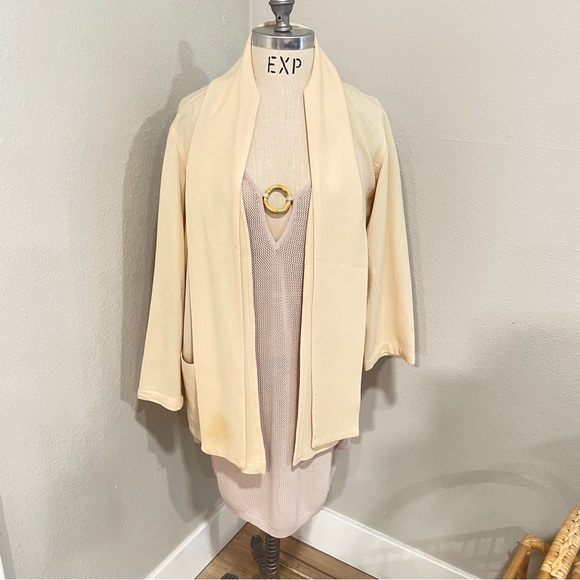 Vintage Evan Picone Jacket. Small Cream - Picture 1 of 4